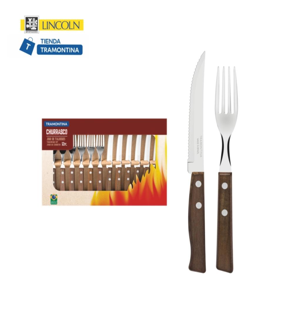 JUEGO PARA ASADO Tramontina 12 piezas 002